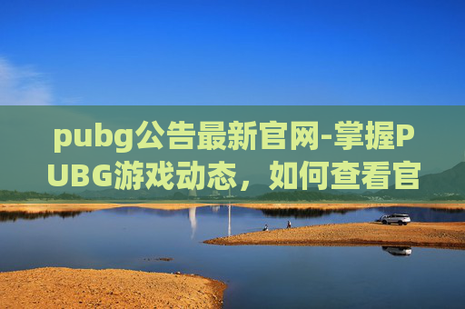 pubg公告最新官网-掌握PUBG游戏动态，如何查看官方公告