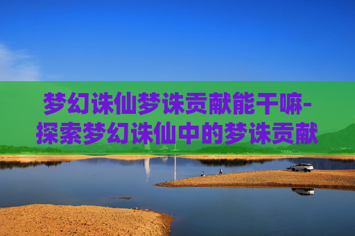 梦幻诛仙梦诛贡献能干嘛-探索梦幻诛仙中的梦诛贡献系统