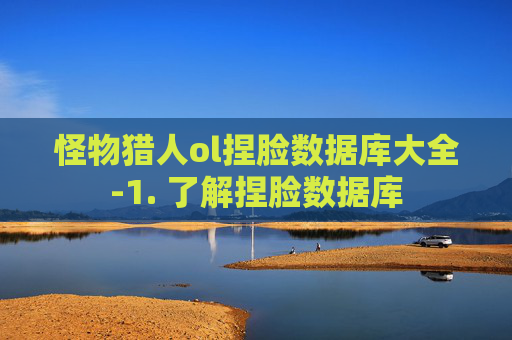 怪物猎人ol捏脸数据库大全-1. 了解捏脸数据库