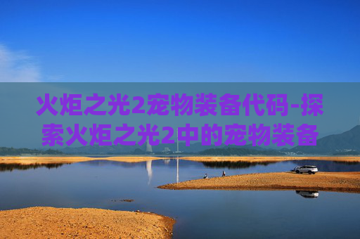 火炬之光2宠物装备代码-探索火炬之光2中的宠物装备系统，增强你的冒险伙伴