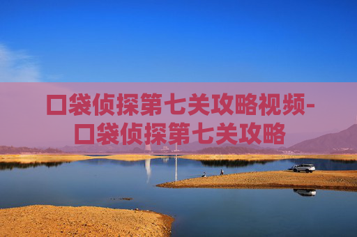 口袋侦探第七关攻略视频-口袋侦探第七关攻略