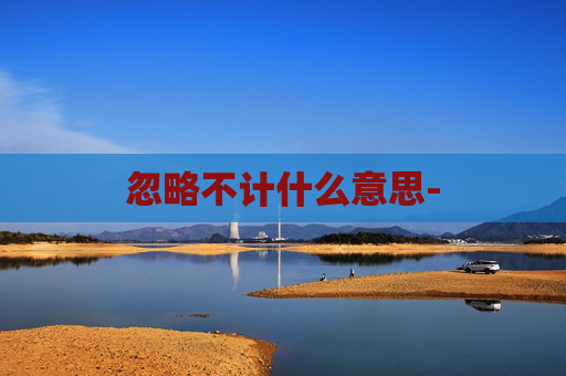 忽略不计什么意思-