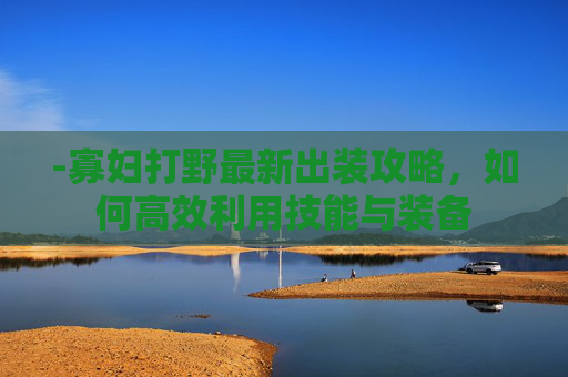 -寡妇打野最新出装攻略，如何高效利用技能与装备