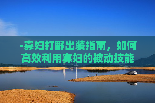 -寡妇打野出装指南，如何高效利用寡妇的被动技能